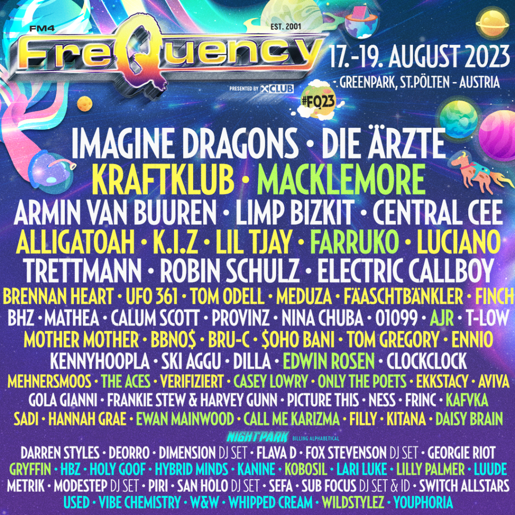 LineUp Phase 4 // out now! FM4 Frequency Festival